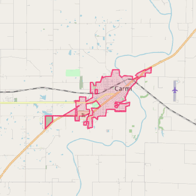 Map of Carmi