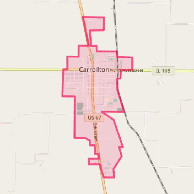 Map of Carrollton