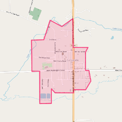 Map of Cedarville