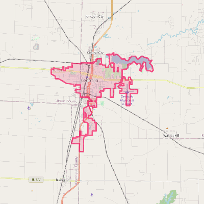 Map of Centralia