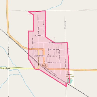 Map of Chadwick