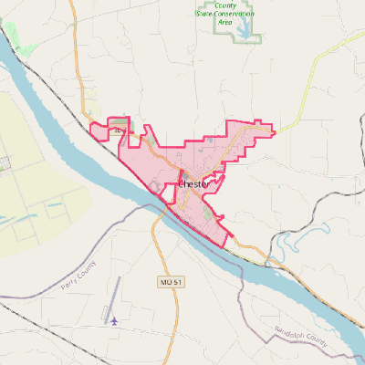 Map of Chester