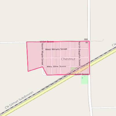 Map of Chestnut