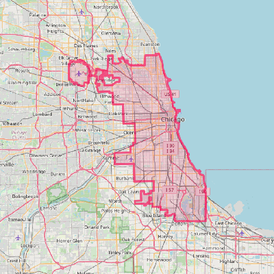 Map of Chicago