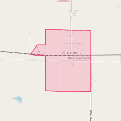 Map of Claremont