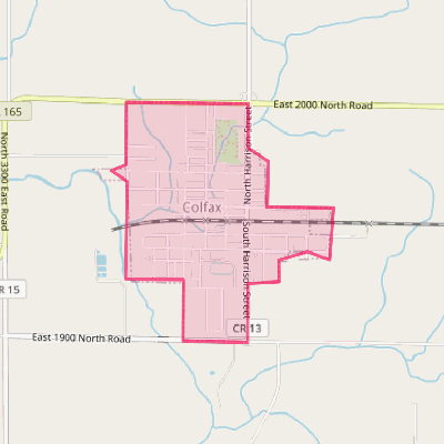 Map of Colfax