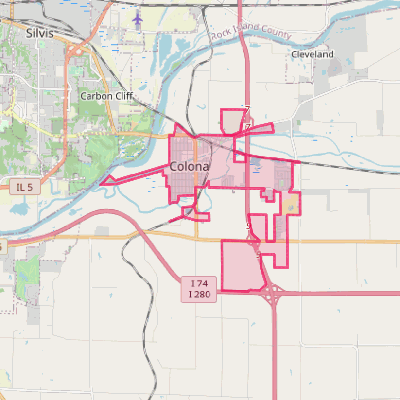 Map of Colona