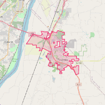 Map of Columbia