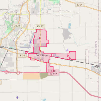 Map of Cortland