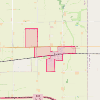 Map of Creston