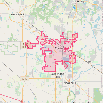 Map of Crystal Lake