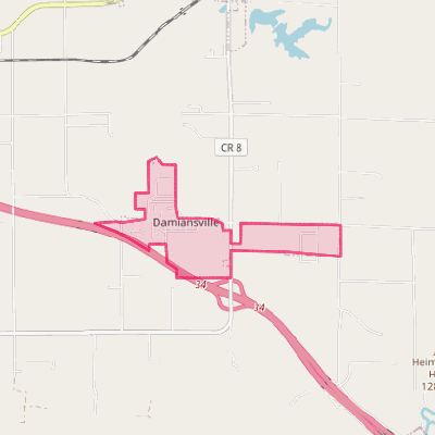 Map of Damiansville