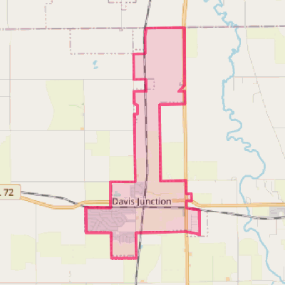 Map of Davis Junction