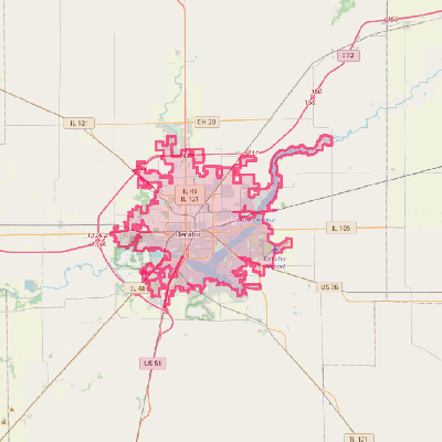 Map of Decatur