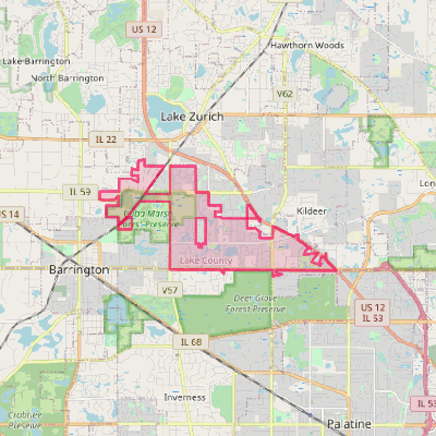 Map of Deer Park