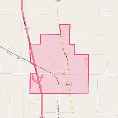 Map of Dix