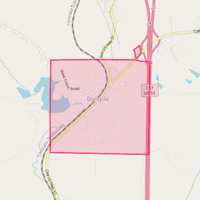 Map of Dongola