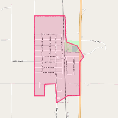 Map of Dowell