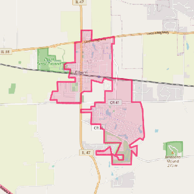 Map of Elburn