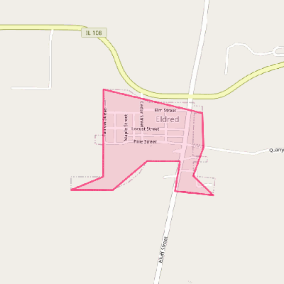 Map of Eldred