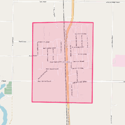 Map of Elkville