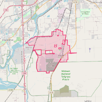 Map of Elwood