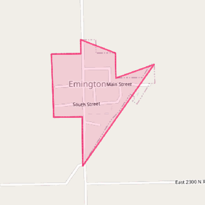 Map of Emington