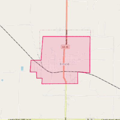 Map of Enfield