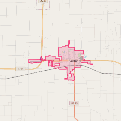 Map of Fairfield