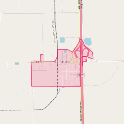 Map of Farmersville