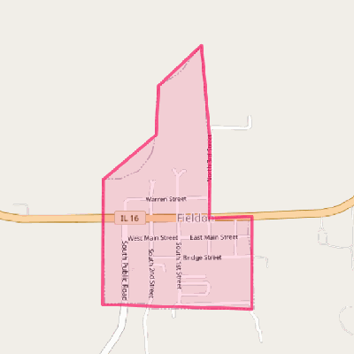 Map of Fieldon