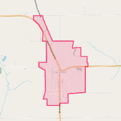 Map of Forreston