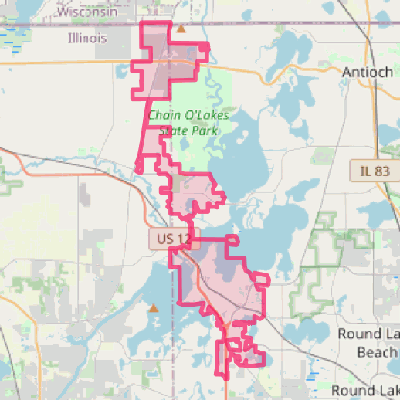 Map of Fox Lake