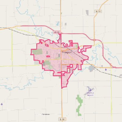 Map of Freeport