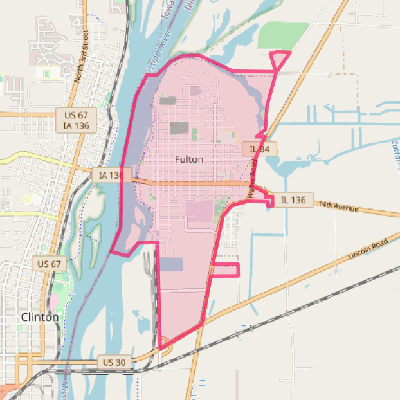 Map of Fulton