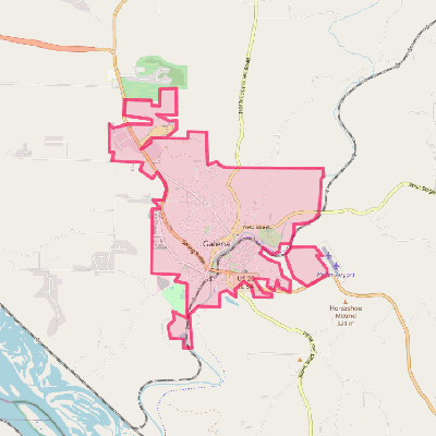 Map of Galena