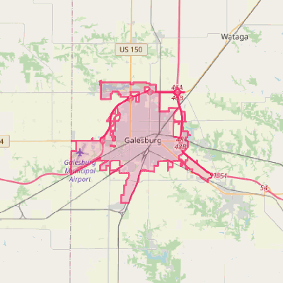 Map of Galesburg