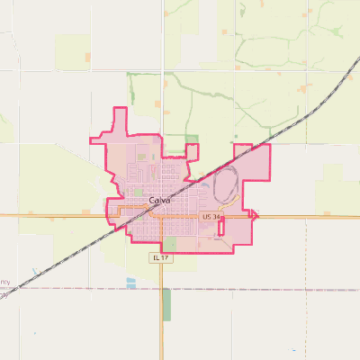 Map of Galva