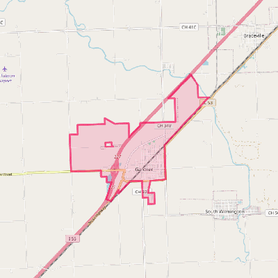 Map of Gardner