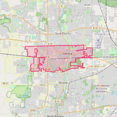 Map of Geneva