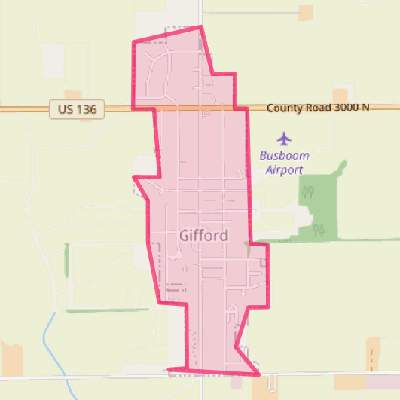 Map of Gifford