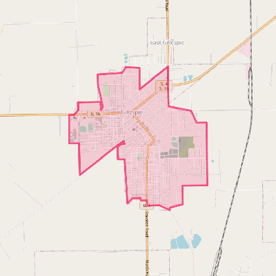 Map of Gillespie