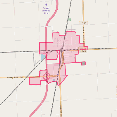 Map of Gilman