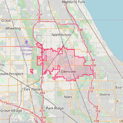 Map of Glenview