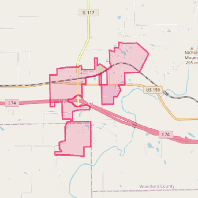 Map of Goodfield