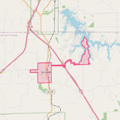 Map of Goreville