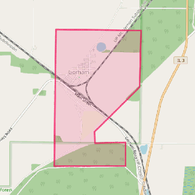 Map of Gorham