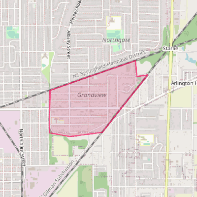 Map of Grandview