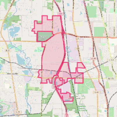 Map of Green Oaks