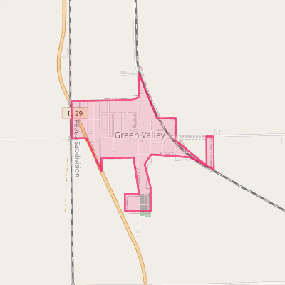 Map of Green Valley